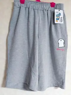 お文具といっしょ ハーフパンツ お文具さん Lサイズ グレー