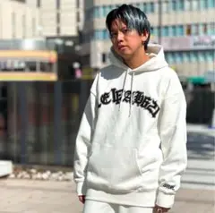 新品　レフラー　パーカー　WHT