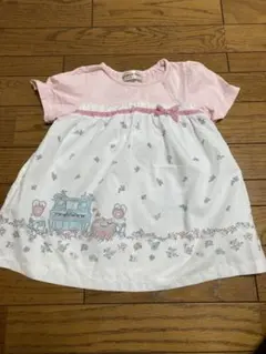 MOO NON NON 半袖ワンピース 120cm