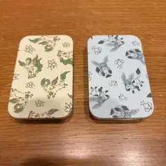 ポケモン プチ缶コレクション リーフィア グレイシア 缶ケース ポケモンセンター