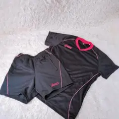 アシックス asics トレーニングウェア ブラック ピンク