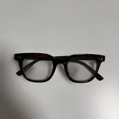 トータスシェル スクエアメガネ