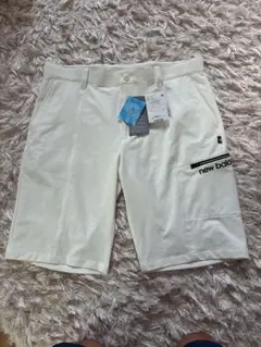 new balance ゴルフ　ストレッチショートパンツ ホワイト　サイズ5
