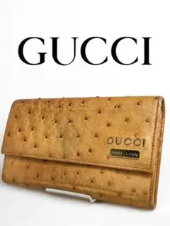 最高級＊美品＊GUCCI グッチ シルヴィ オーストリッチ 長財布 ベージュ系 2025年最新】グッチ 長財布 オーストリッチの人気アイテム