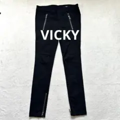 【ビッキー】Mスキニーパンツ スリムフィット　ナイロンパンツ