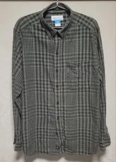 Columbia　 長袖シャツ 　チェック　中古品！