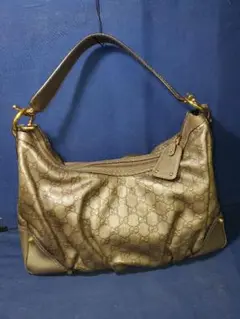 GUCCI レディース 本革 ショルダーバッグ
