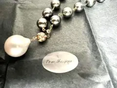 ボンマジックのビーズ　ネックレス 再販♪【14kgf】マザーオブパール×goldbeads ショートネックレス