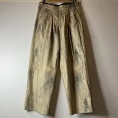 BLESS 木目 ワイドパンツ M ブレス
