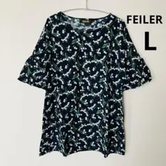 FEILER - FEILER フェイラー チュニック 黒の通販 by ジャスミン