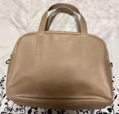 最終価格　kanmi fuwari ボストンショルダーバッグ　グレージュ