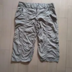 ハーフパンツ レディース Lサイズ ベージュ
