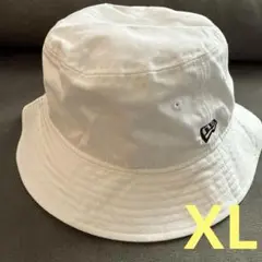 New Era ホワイト バケットハット L/XL