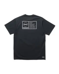 XXL 送料無料 FCRB 25AW SIGNATURE TEE BLACK