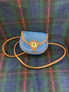 DOONEY&BOURKE アメリカ製 オールレザー 本革　ミニショルダー　青