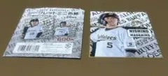 オリックス・バファローズ ミニ色紙 西野真弘