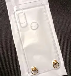 arrows We スマホケース クリアハードケース ショルダー対応ケース 新品