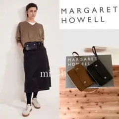 ほぼ未使用 マーガレットハウエル ボディバッグ ネイビー　プライスタグあり ほぼ未使用 マーガレットハウエル ボディバッグ ネイビー