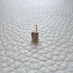 鼻ピアス ノーズスタッド 1個売り ボディーピアス ライトパープル