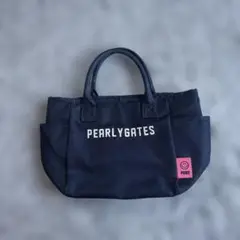 PEARLY GATES ネイビー トートバッグ