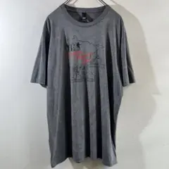 T-181 50Anniversary プリントTシャツ グレー XL