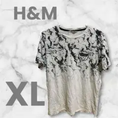H&M マーブル柄 Tシャツ NEW YORK STATE メンズ　レディース
