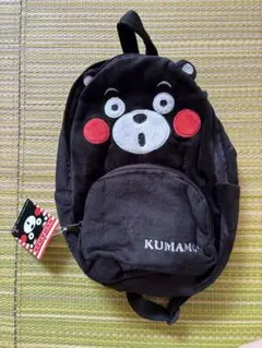 KUMAMON クマの顔リュック 黒