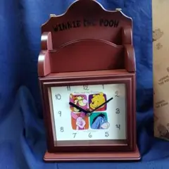 DISNEY　クマのプーさん　キーBOX時計