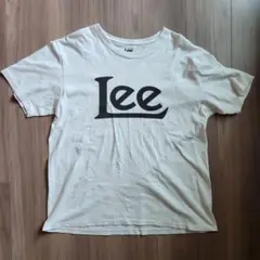 90s Lee ロゴ Tシャツ ホワイトヴィンテージ　リー ロングL