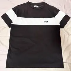 フィラ FILA 半袖ブロック切替Tシャツ Lサイズ（UVケア機能付き）