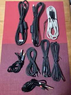 電子機器用ケーブル8本（動作未確認、ジャンク品扱いで）