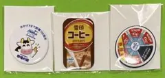 牧場の朝 雪印コーヒー SNOW 6P CHEESE 缶バッジ 3個セット