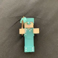 マイクラ　フィギュア　アレックス　ダイヤモンド装備　ガチャガチャ