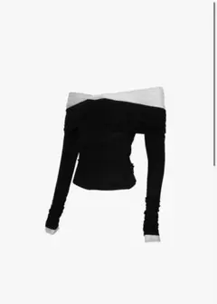 theredthread S twist off shoulder tops