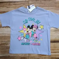 新品 未使用 リトシー ミッキーミニー 夏 半袖 Tシャツ 90