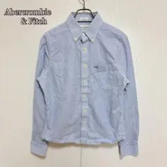 ⚫︎Abercrombie&Fitchボタンダウンシャツ　ストライプ柄（S）