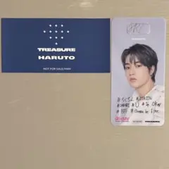 treasure 特典　jikjin hmv ネームステッカー　クリアしおり