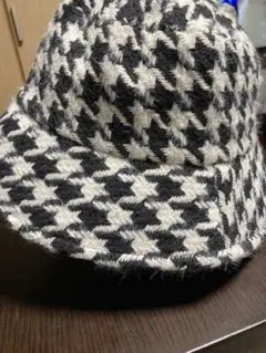 ハウンドトゥース バケットハット