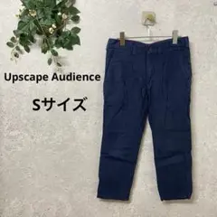 アップスケープオーディエンス イージーパンツ ワイドパンツ S ネイビー