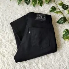 EDWIN　F503　ストレッチ レギュラーストレート　33×33　ブラック
