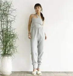 グレーきれいなラインスエット