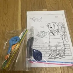ラルフローレン　風船　塗り絵　ぬりえ