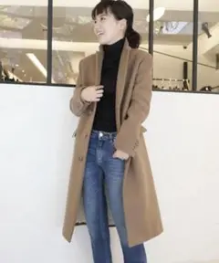 Deuxieme Classe SCYE ウールカシミヤメルトンチェスターコート