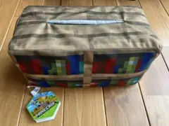 【新品・未使用】マインクラフト　ティッシュカバー　ケース　鉱石ブロック