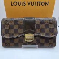 ルイヴィトン 長財布 ダミエ ポルトフォイユ システィナ レザー