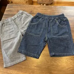 ハーフパンツ　２枚セット　120センチ