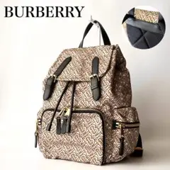 ✨極美品✨ BURBERRY バーバリー モノグラム リュックサック TBロゴ