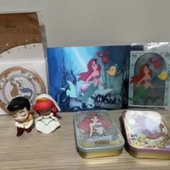 アリエル フィギュアセット ポストカード缶