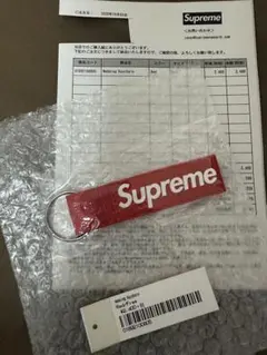 Supreme Webbing Keychain RED 赤