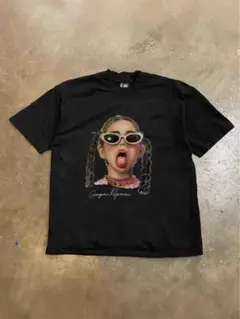即日発送　girl tongue print t-shirt y2k opium